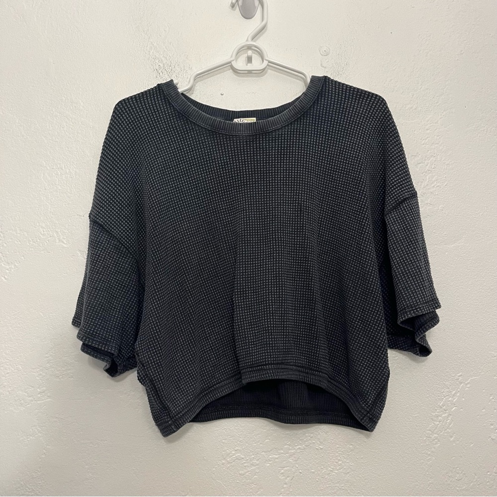 Aerie offline waffle crop top